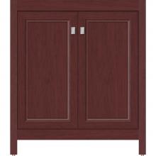 Strasser Woodenwork 54.114 - 30 X 18.5 X 34.5 Alki View Vanity Ogee Miter Dk Cherry Std