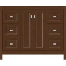 Strasser Woodenwork 54.049 - 42 X 21 X 34.5 Alki View Vanity Ogee Miter Pecan Cherry Sb