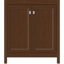Strasser Woodenwork 54.062 - 30 X 18.5 X 34.5 Alki View Vanity Ogee Miter Pecan Cherry Std