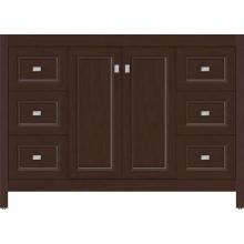 Strasser Woodenwork 54.073 - 48 X 21 X 34.5 Alki View Vanity Ogee Miter Choc Cherry Sb