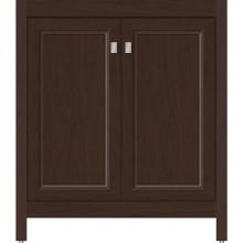 Strasser Woodenwork 54.088 - 30 X 18.5 X 34.5 Alki View Vanity Ogee Miter Choc Cherry Std