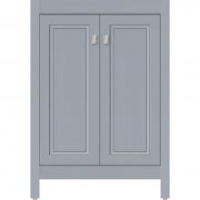 Strasser Woodenwork 53.845 - 24 X 21 X 34.5 Alki View Vanity Ogee Miter Silver Oak Std