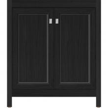 Strasser Woodenwork 53.925 - 30 X 21 X 34.5 Alki View Vanity Ogee Miter Midnight Oak Std