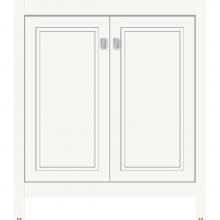 Strasser Woodenwork 53.939 - 30 X 21 X 34.5 Alki View Vanity Ogee Miter Sat White Std