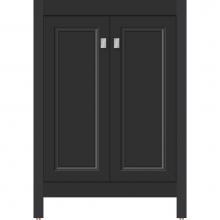 Strasser Woodenwork 54.138 - 24 X 18.5 X 34.5 Alki View Vanity Ogee Miter Sat Black Std