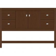 Strasser Woodenwork 54.495 - 48 X 21 X 34.5 Alki Spa Vanity Slab Pecan Cherry Sb
