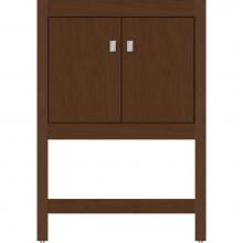 Strasser Woodenwork 54.508 - 24 X 18.5 X 34.5 Alki Spa Vanity Slab Pecan Cherry Std