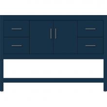 Strasser Woodenwork 58-202 - 48 X 18.5 X 34.5 Alki Spa Vanity Slab Lapis Night Sb