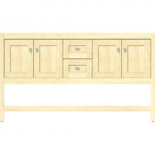 Strasser Woodenwork 51.012 - 60 X 18.5 X 34.5 Alki Spa Vanity Shaker Nat Maple Db