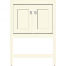 Strasser Woodenwork 51.086 - 24 X 18.5 X 34.5 Alki Spa Vanity Shaker Sat Biscuit Std
