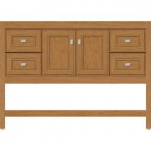 Strasser Woodenwork 54.240 - 48 X 18.5 X 34.5 Alki Spa Vanity Deco Miter Nat Cherry Sb