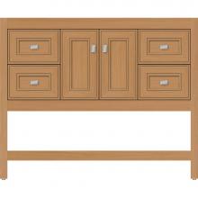 Strasser Woodenwork 54.433 - 42 X 18.5 X 34.5 Alki Spa Vanity Deco Miter Nat Oak Sb