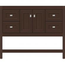 Strasser Woodenwork 54.609 - 42 X 21 X 34.5 Alki Spa Vanity Deco Miter Choc Oak Sb