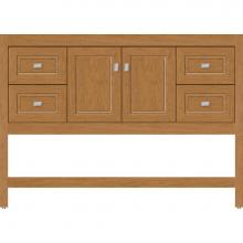 Strasser Woodenwork 54.890 - 48 X 18.5 X 34.5 Alki Spa Vanity Ogee Miter Nat Cherry Sb