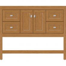 Strasser Woodenwork 54.896 - 42 X 18.5 X 34.5 Alki Spa Vanity Ogee Miter Nat Cherry Sb