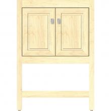 Strasser Woodenwork 54.959 - 24 X 21 X 34.5 Alki Spa Vanity Ogee Miter Nat Maple Std