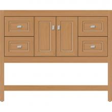 Strasser Woodenwork 55.061 - 42 X 21 X 34.5 Alki Spa Vanity Ogee Miter Nat Oak Sb