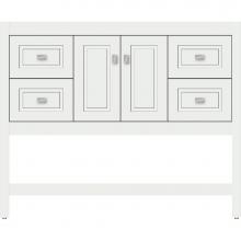 Strasser Woodenwork 55.233 - 42 X 21 X 34.5 Alki Spa Vanity Ogee Miter Powder Grey Sb