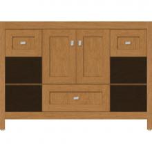 Strasser Woodenwork 50.371 - 48 X 21 X 34.5 Alki Cafe Vanity Shaker Nat Cherry Sb
