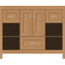 Strasser Woodenwork 55.373 - 42 X 18.5 X 34.5 Alki Cafe Vanity Deco Miter Nat Oak Sb