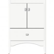Strasser Woodenwork 35.198 - 24 X 21 X 34.5 Wallingford Vanity Slab Sat White Std