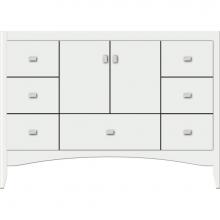 Strasser Woodenwork 37.159 - 48 X 18 X 34.5 Wallingford Vanity Slab Powder Grey Sb