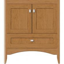Strasser Woodenwork 33.919 - 30 X 18 X 34.5 Wallingford Vanity Shaker Nat Cherry Std