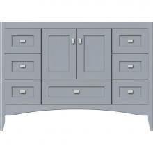 Strasser Woodenwork 33.490 - 48 X 21 X 34.5 Wallingford Vanity Shaker Silver Oak Sb