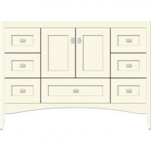 Strasser Woodenwork 33.211 - 48 X 21 X 34.5 Wallingford Vanity Shaker Sat Biscuit Sb