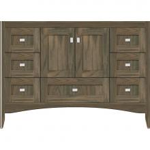 Strasser Woodenwork 31-099 - 48 X 21 X 34.5 Ravenna Vanity Shaker Dusky Oak Sb