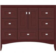 Strasser Woodenwork 36.126 - 42 X 18 X 34.5 Wallingford Vanity Deco Miter Dk Cherry Sb