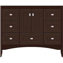 Strasser Woodenwork 36.095 - 42 X 18 X 34.5 Wallingford Vanity Deco Miter Choc Cherry Sb