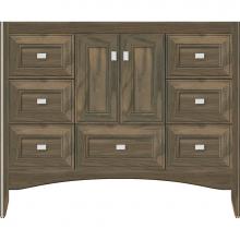 Strasser Woodenwork 31-915 - 42 X 21 X 34.5 Wallingford Vanity Deco Miter Dusky Oak Sb
