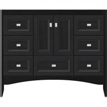 Strasser Woodenwork 36.831 - 42 X 18 X 34.5 Wallingford Vanity Ogee Miter Midnight Oak Sb