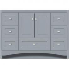 Strasser Woodenwork 43.491 - 48 X 18 X 34.5 Ravenna Vanity Shaker Silver Oak Sb