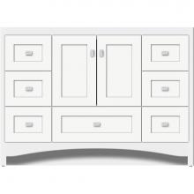 Strasser Woodenwork 43.100 - 48 X 18 X 34.5 Ravenna Vanity Shaker Sat White Sb