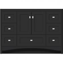 Strasser Woodenwork 43.953 - 48 X 18 X 34.5 Ravenna Vanity Shaker Sat Black Sb