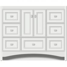 Strasser Woodenwork 44.586 - 42 X 21 X 34.5 Ravenna Vanity Deco Miter Powder Grey Sb