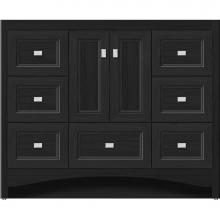 Strasser Woodenwork 43.743 - 42 X 21 X 34.5 Ravenna Vanity Ogee Miter Midnight Oak Sb