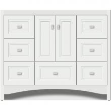 Strasser Woodenwork 43.738 - 42 X 21 X 34.5 Ravenna Vanity Ogee Miter Powder Grey Sb