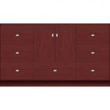 Strasser Woodenwork 25.245 - 60 X 18 X 34.5 Montlake Vanity Slab Dk Cherry Sb
