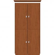 Strasser Woodenwork 15.626 - 24 X 21 X 48 Montlake Linen Upper Slab Cinn Cherry