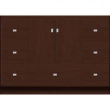 Strasser Woodenwork 25.107 - 48 X 18 X 34.5 Montlake Vanity Slab Choc Cherry Sb