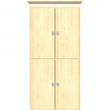 Strasser Woodenwork 15.424 - 24 X 21 X 48 Montlake Linen Upper Slab Nat Maple