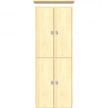 Strasser Woodenwork 15.457 - 18 X 18 X 48 Montlake Linen Upper Slab Nat Maple