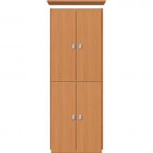 Strasser Woodenwork 15.593 - 18 X 18 X 48 Montlake Linen Upper Slab Nat Oak