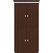 Strasser Woodenwork 15.395 - 24 X 21 X 48 Montlake Linen Upper Slab Choc Oak