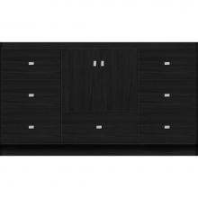 Strasser Woodenwork 27.250 - 60 X 21 X 34.5 Montlake Vanity Slab Midnight Oak Sb