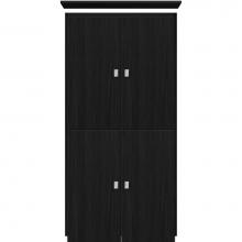 Strasser Woodenwork 15.982 - 24 X 21 X 48 Montlake Linen Upper Slab Midnight Oak