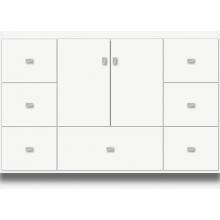 Strasser Woodenwork 25.146 - 48 X 18 X 34.5 Montlake Vanity Slab Sat White Sb